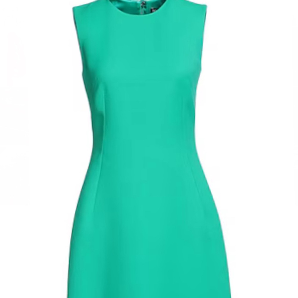 💚 NEW Dolce Gabbana Sleeveless  Bodycon MIDI Dress Green